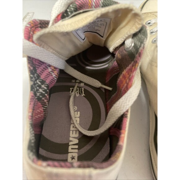 Converse All Star Chuck Taylor Off White Low Tops Size Men’s 8 Women’s 10 - Picture 12 of 16